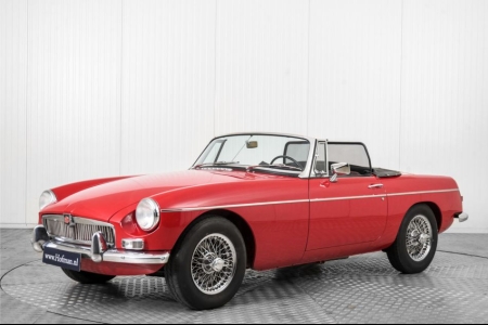 MG B MGB overdrive chroom spaakwielen  thumbnail 1