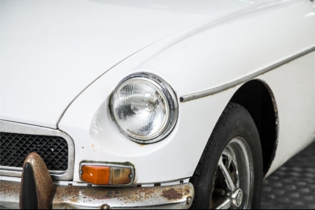 MG B GT MGBGT 1972 model, stalen dashbord, overdrive. . thumbnail 21