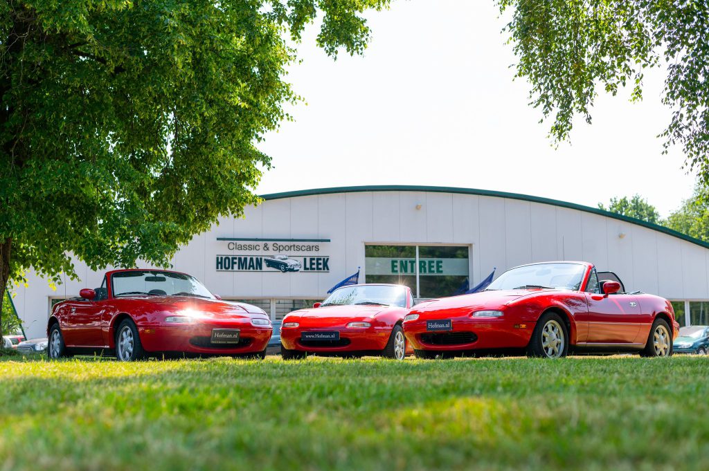 3x Mazda MX-5 NA @hofman.nl
