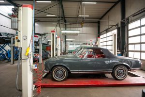 DSC_7868 mercedes pagode in de werkplaats @hofman.nl