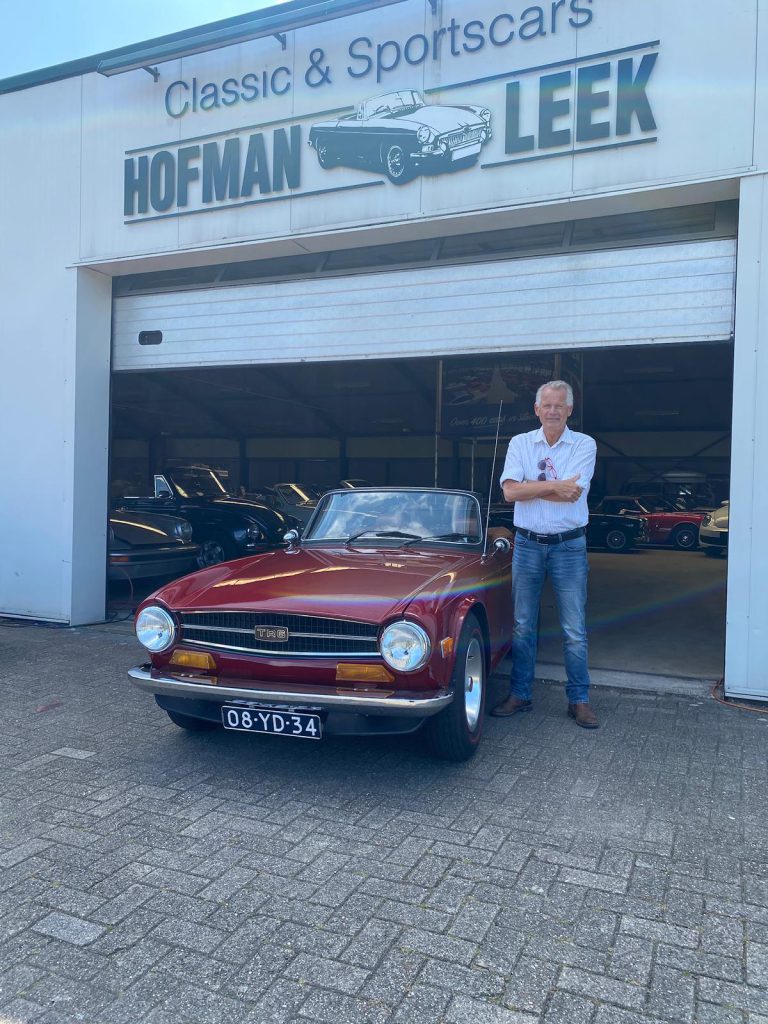Ger Alkema Triumph TR6 @hofman.nl