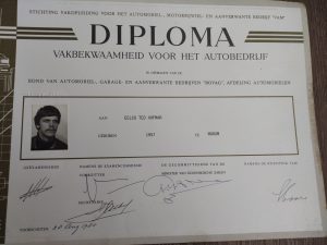 1980 Vakbekwaamheid Autobedrijf