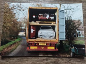 1987 Eerste echt volle container uit USA @hofman.nl