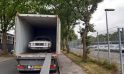 Triumph Stag in de container.