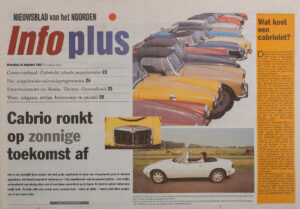 Cabrio ronkt op zonnige
