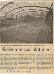 Bouw showroom Hofman Leek 1999 artikel dvhn