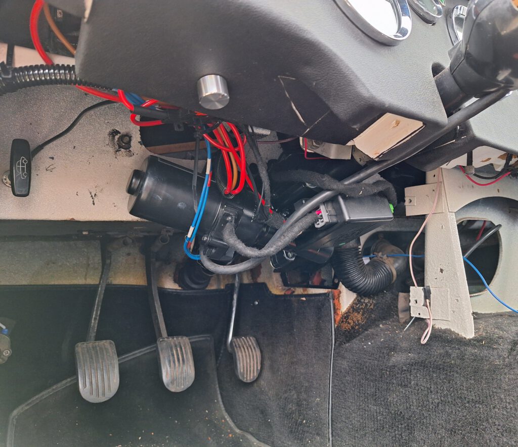 elektrische stuurbekrachtiging in oldtimer of klassieker