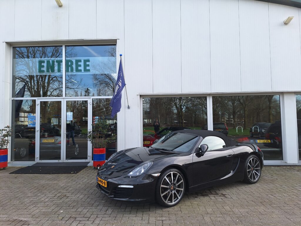 Porsche Boxster voor onderhoud @hofman.nl