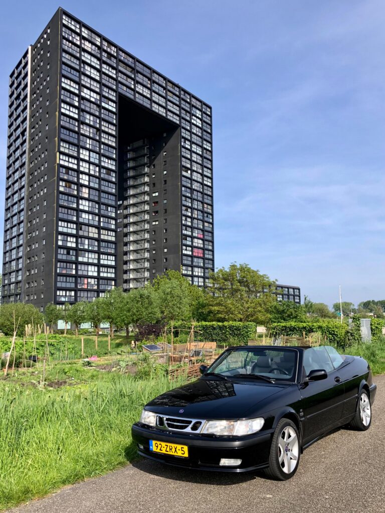 Wicher van der Wal – Saab 9-3 cabrio 2003 bij de Tasmantoren