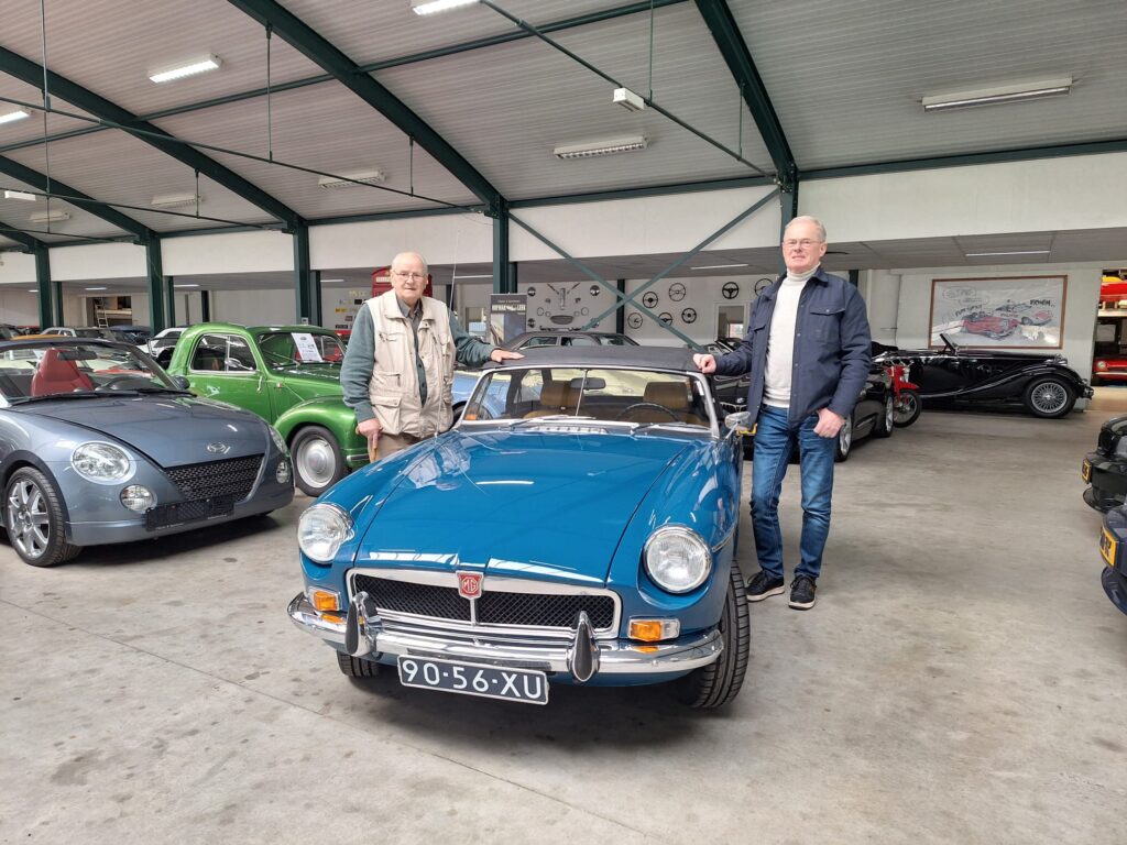 Jan Poel en Jan van Dijk - MG B 1973
